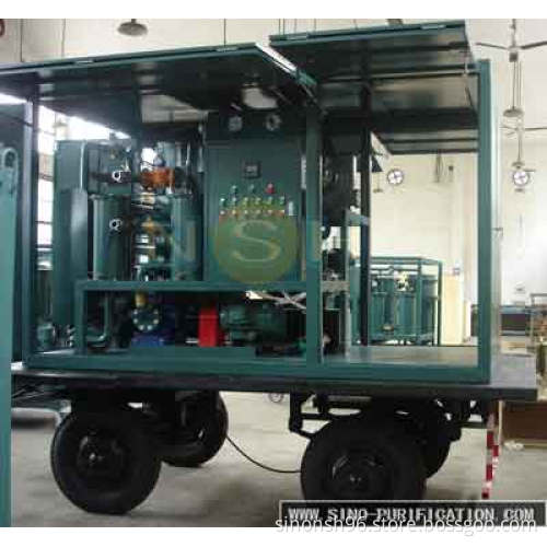 Mobile, Vacuum Transformer Oil Treatment plant, Oil Filtration, Oil Purification, oil purifier, oil regeneration trailer